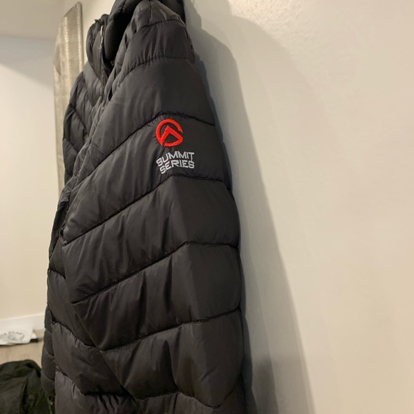 Faux The North Face Black Puffy Jacket Size M— LIKE NEW - Picture 9 of 13